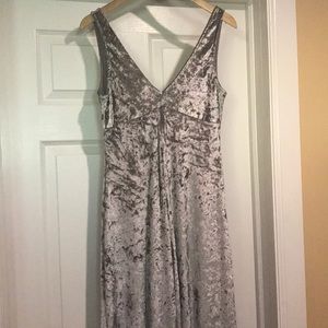 Bell bottom velour jumpsuit